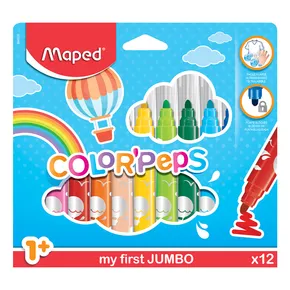 Kindermarker Maped Color'Peps Jumbo 12 Farben